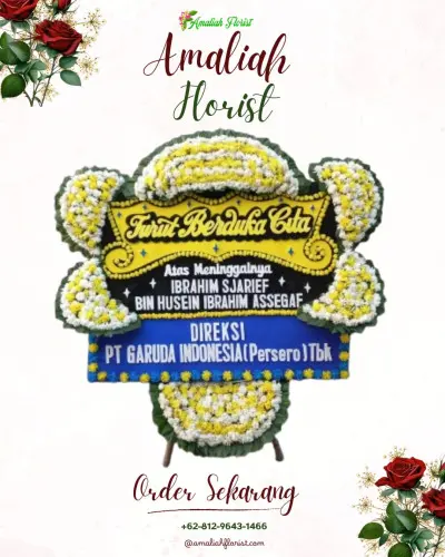 Papan Bunga Duka di Cibodas